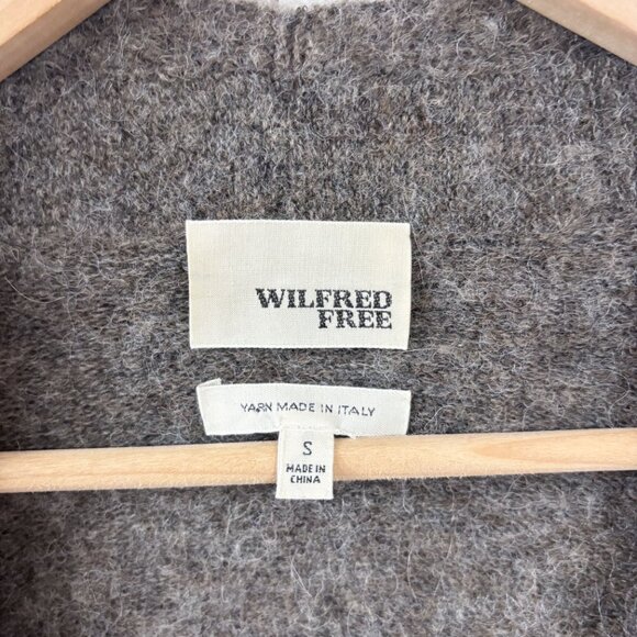 Aritzia Wilfred free 100% Cashmere Very Soft Brown Cardigan - Picture 6 of 6